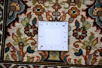 Seidenteppich R.Taj 219, Kayoom, rechteckig, Höhe: 10 mm, Einzelstück mit Zertifikat, Wohnzimmer