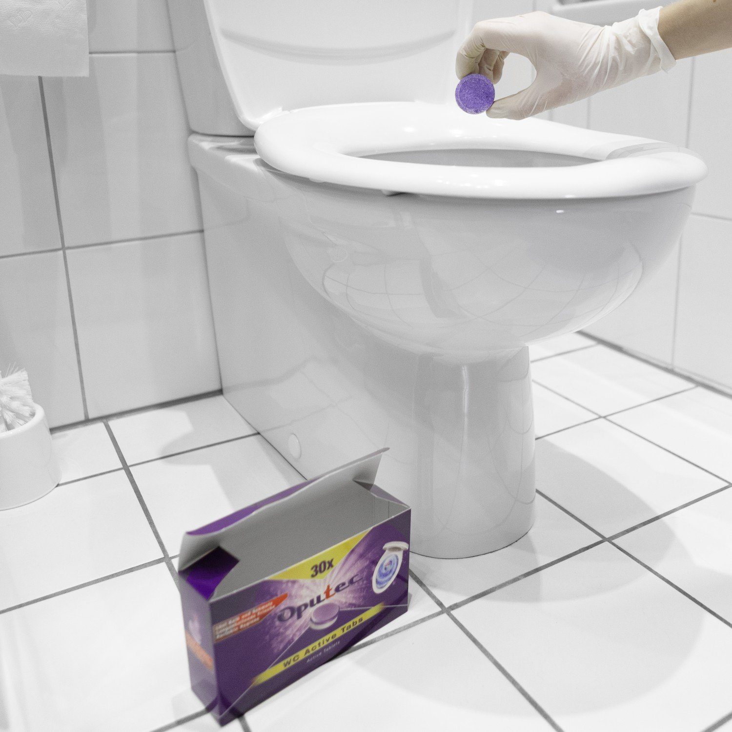 Oputec 60x WC Active Toiletten Tabs: & Urinalen von WCs, Reinigung WC-Reiniger (Spar-Set) Zur