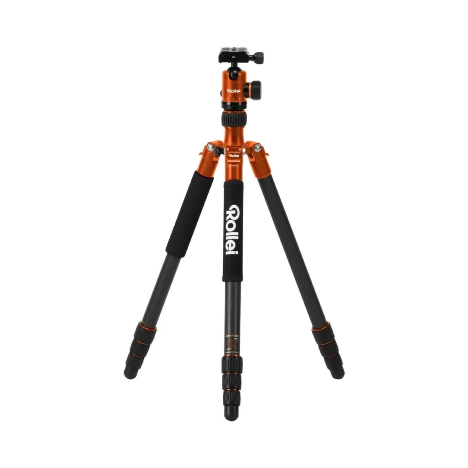 Rollei Rollei Stativ C5i Kamerastativ Carbon orange 156,5cm 8kg Kugelkopf Kamerastativ