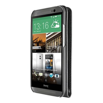 Artwizz Flip Case SeeJacket® Leather FLIP for HTC One (M8) / M8s, schwarz