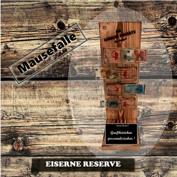 Eiserne Reserve® Geschenkbox 60 Happy Birthday - Eiserne Reserve Mausefalle Geldgeschenk 60. Geburt