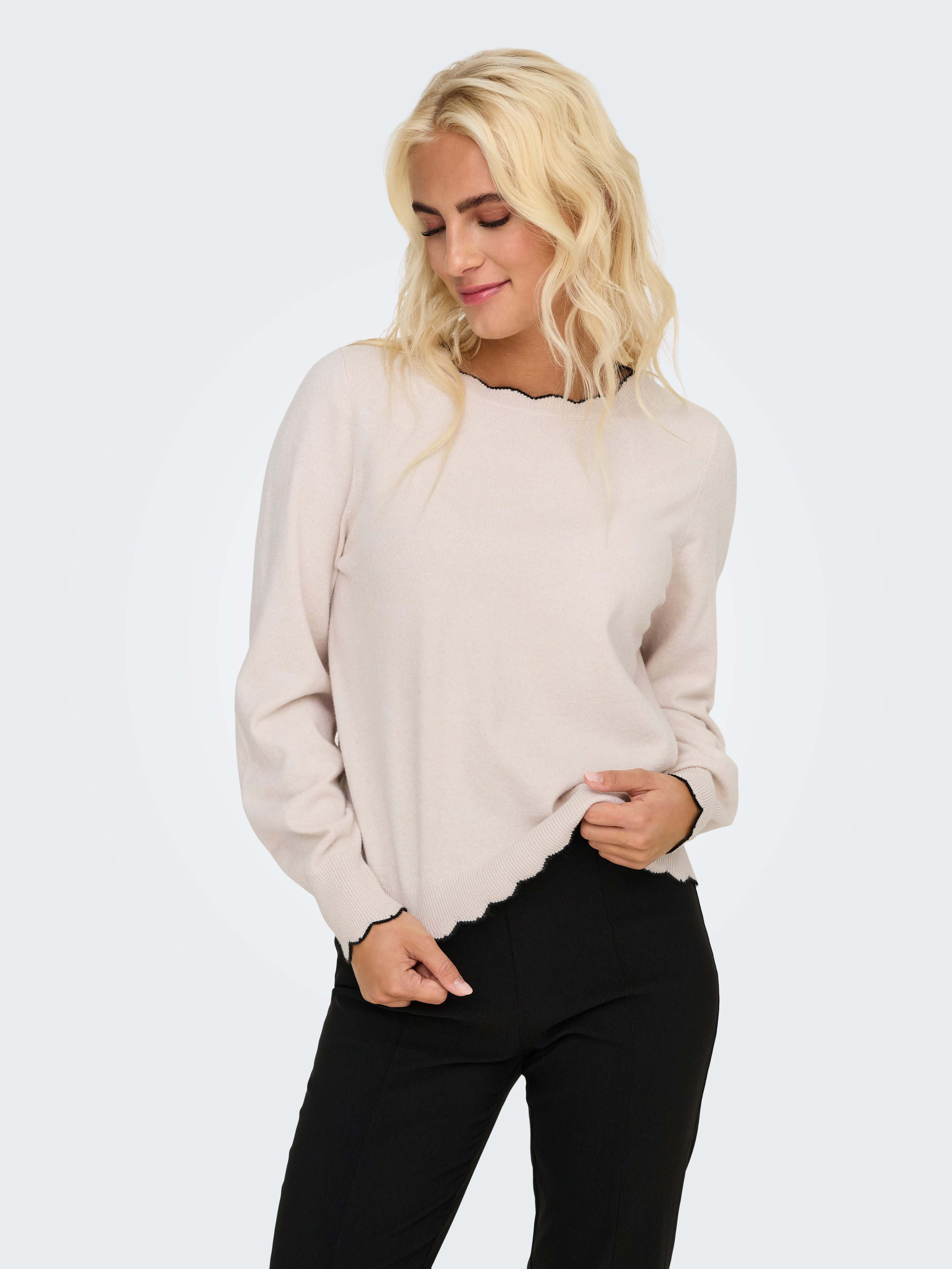 ONLY Strickpullover ONLAMA LIFE LS O-NECK günstig online kaufen
