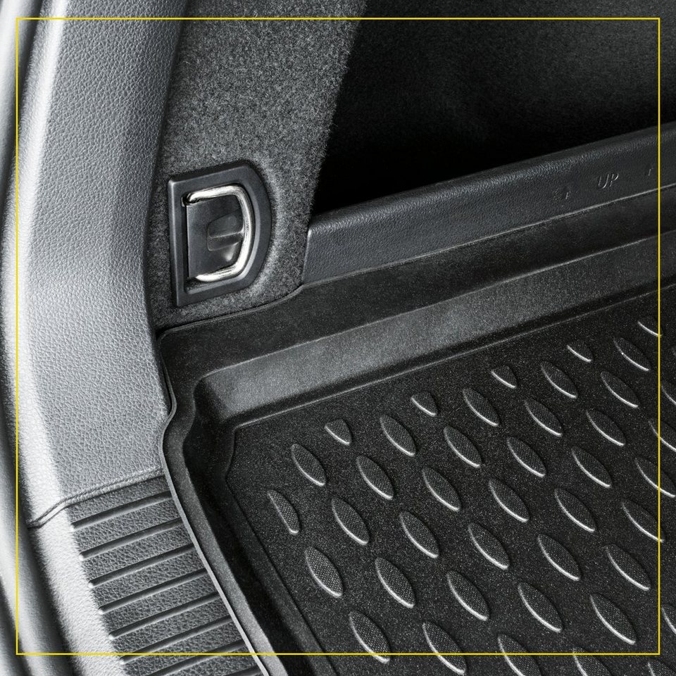WALSER Kofferraummatte XTR, für Seat, VW Alhambra, Sharan Großr.lim., z.B.  für Seat Alhambra II (7N), 7-Sitzer, 3. Reihe geklappt