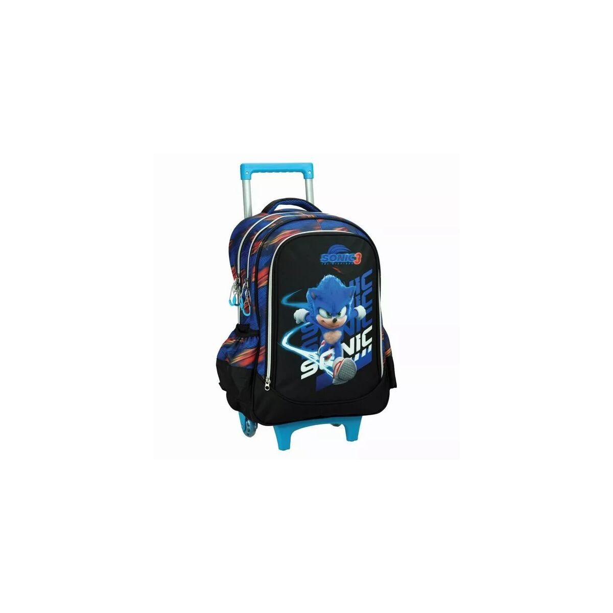 Kinderrucksack Sonic der Igel Brawn rollender Schulranzen, Tasche 46 cm