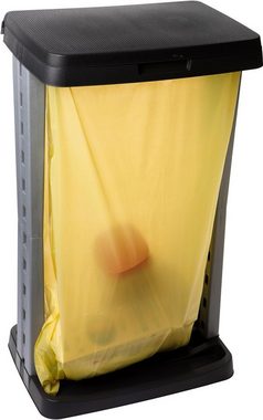Centi Müllsackständer 2er Set Müllsackständer für Müllsäcke bis, 120 Liter Ständer aus Kunststoff, H:73 cm, B:43 cm, T:31