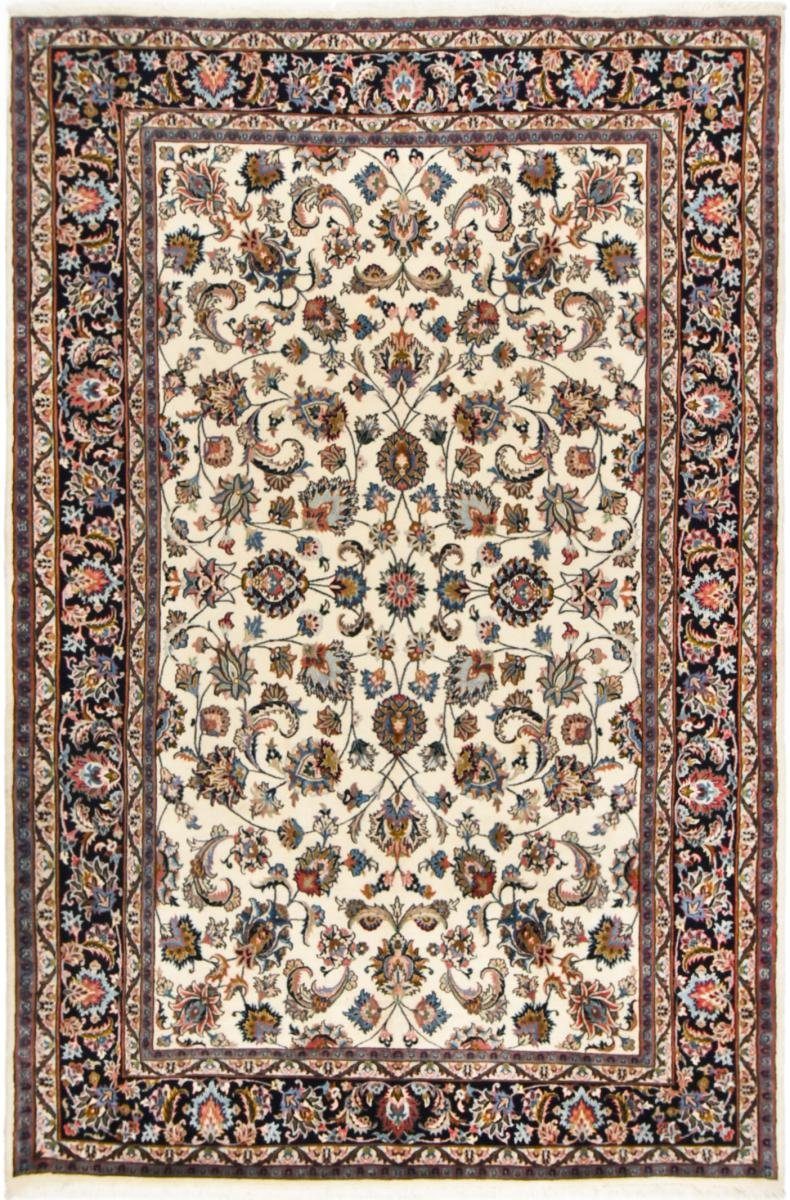 Orientteppich Mashhad 196x301 Handgeknüpfter Orientteppich / Perserteppich, Nain Trading, rechteckig, Höhe: 12 mm