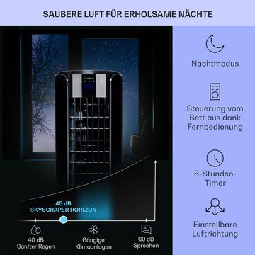 Klarstein Ventilatorkombigerät Skyscraper Horizon Luftkühler, mit Wasserkühlung & Eis mobil Luftkühler ohne Abluftschlauch
