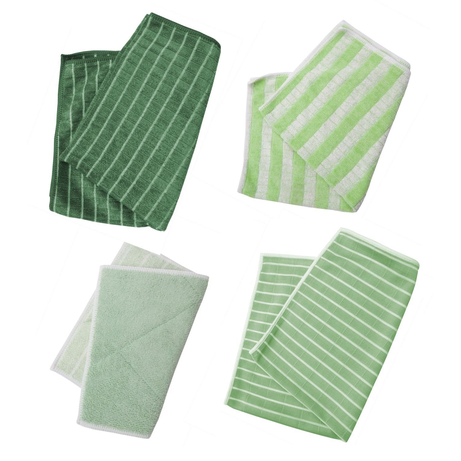 Steuber Spültuch, 4er Set Bambus Reinigungstücher für Küche & Haushalt
