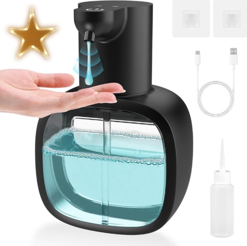 Seifenspender Automatischer Seifenspender, USB C Seifenspender Wandbefestigung 500ml