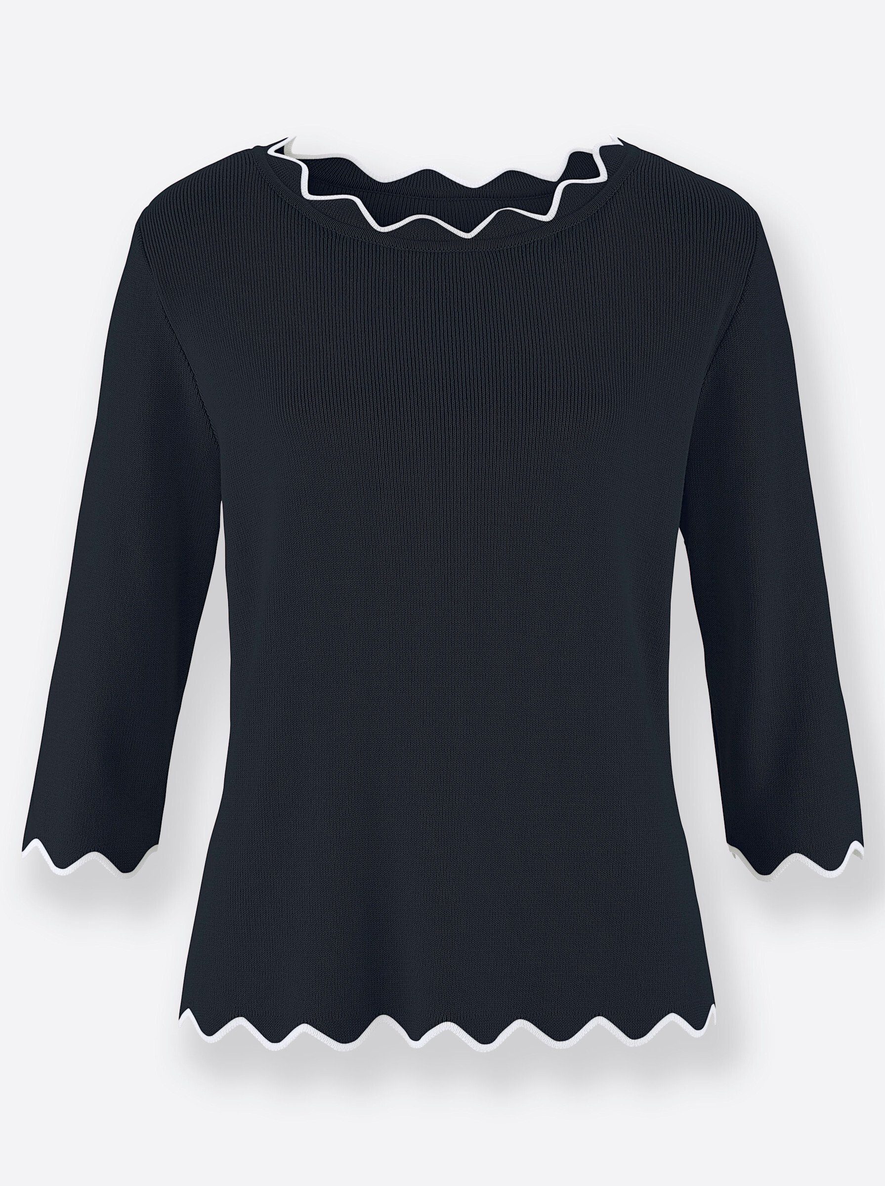 Witt Strickpullover 3/4 Arm-Pullover günstig online kaufen