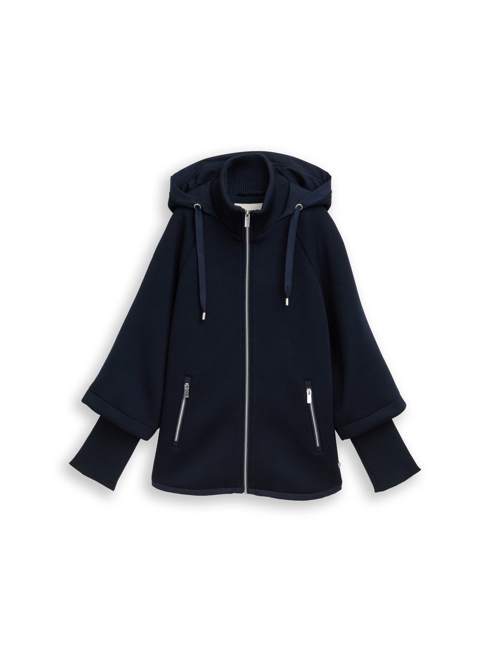 TOM TAILOR Sommerjacke Jacken Scuba Cape Jacke mit Kapuze günstig online kaufen