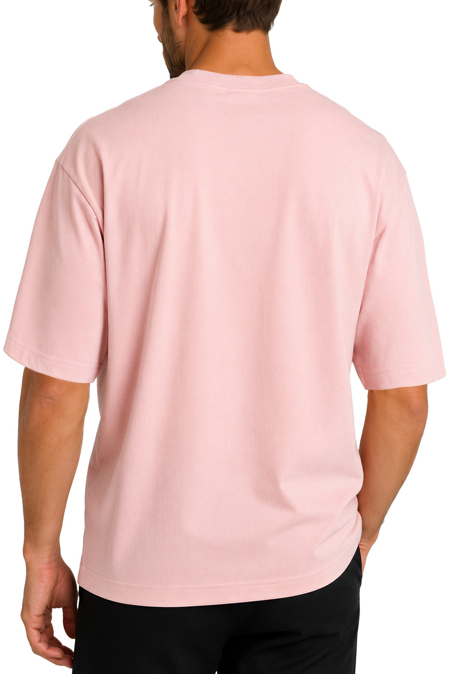 Reichstadt Oversize-Shirt Herren Relaxed Fit Kurzarmshirt 24RS058 in kräftigen Farben