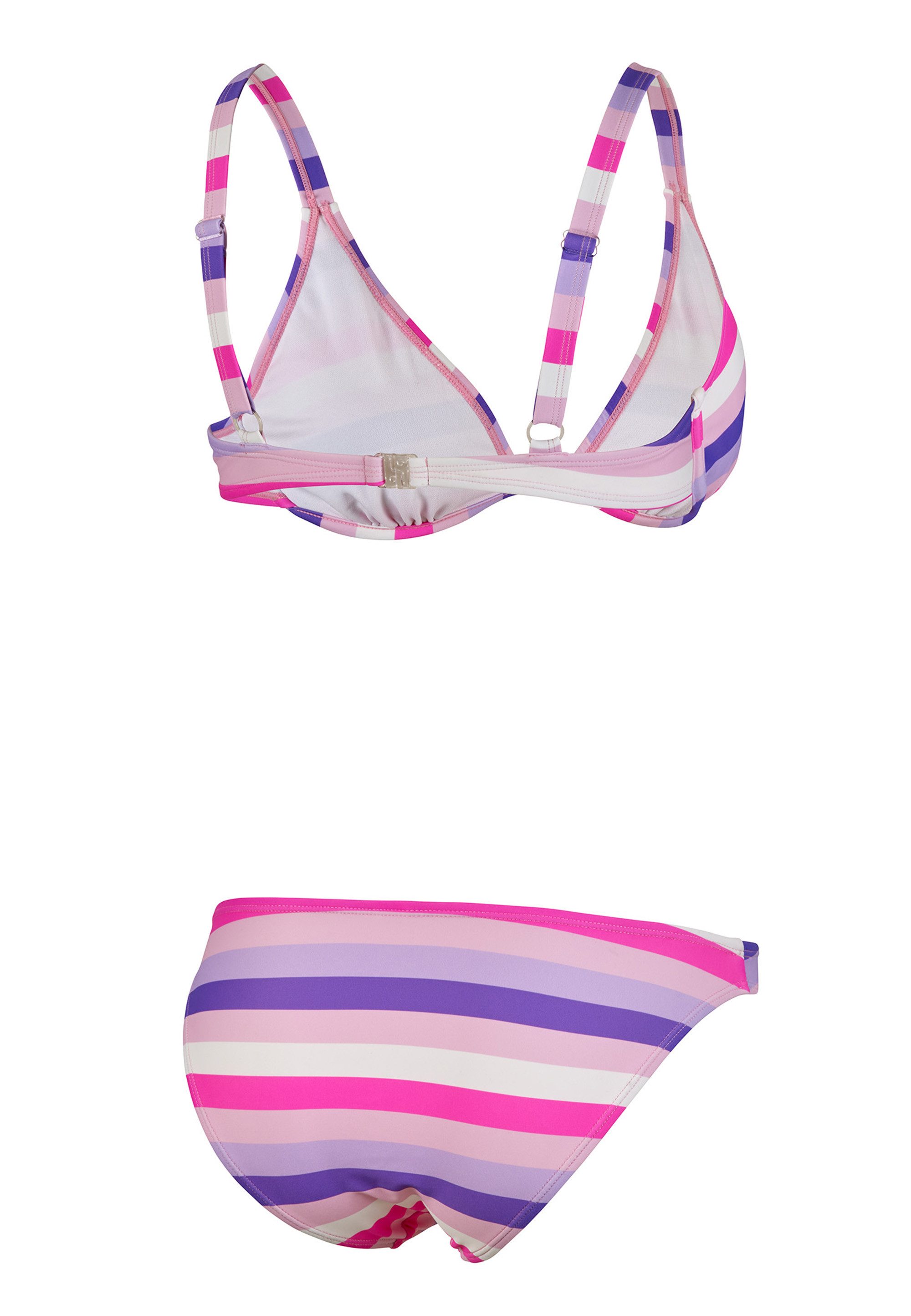 Beco Beermann Triangel-Bikini-Top Fresh Stripes, in frischem Pastell