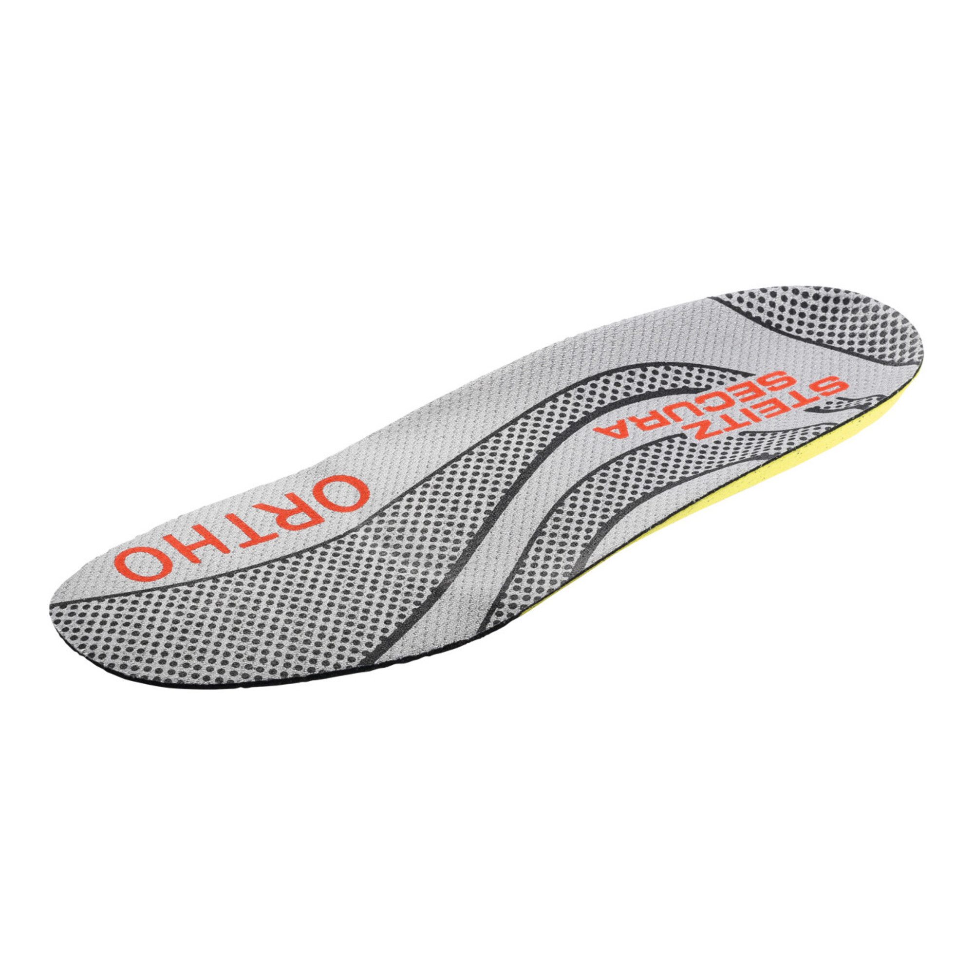 Steitz Secura Einlegesohlen Steitz SECURA Einlegesohlen grau/gelb Ortho-Soft ESD LOW, EU-Schuhgröß