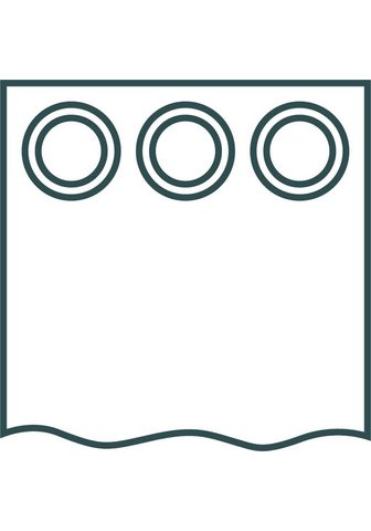 ELBERSDRUCKE užuolaidos Orbit 00 Ösen (1 St) blickdicht Leinenstruktur užuolaida su žiedais Oribt 00 weiß 255x140cm