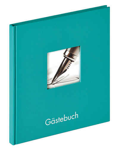 Walther Design Fotoalbum Gästebücher Fun, Gästebuch, Papiereinband, verdeckte Spiralbindung, Prägung