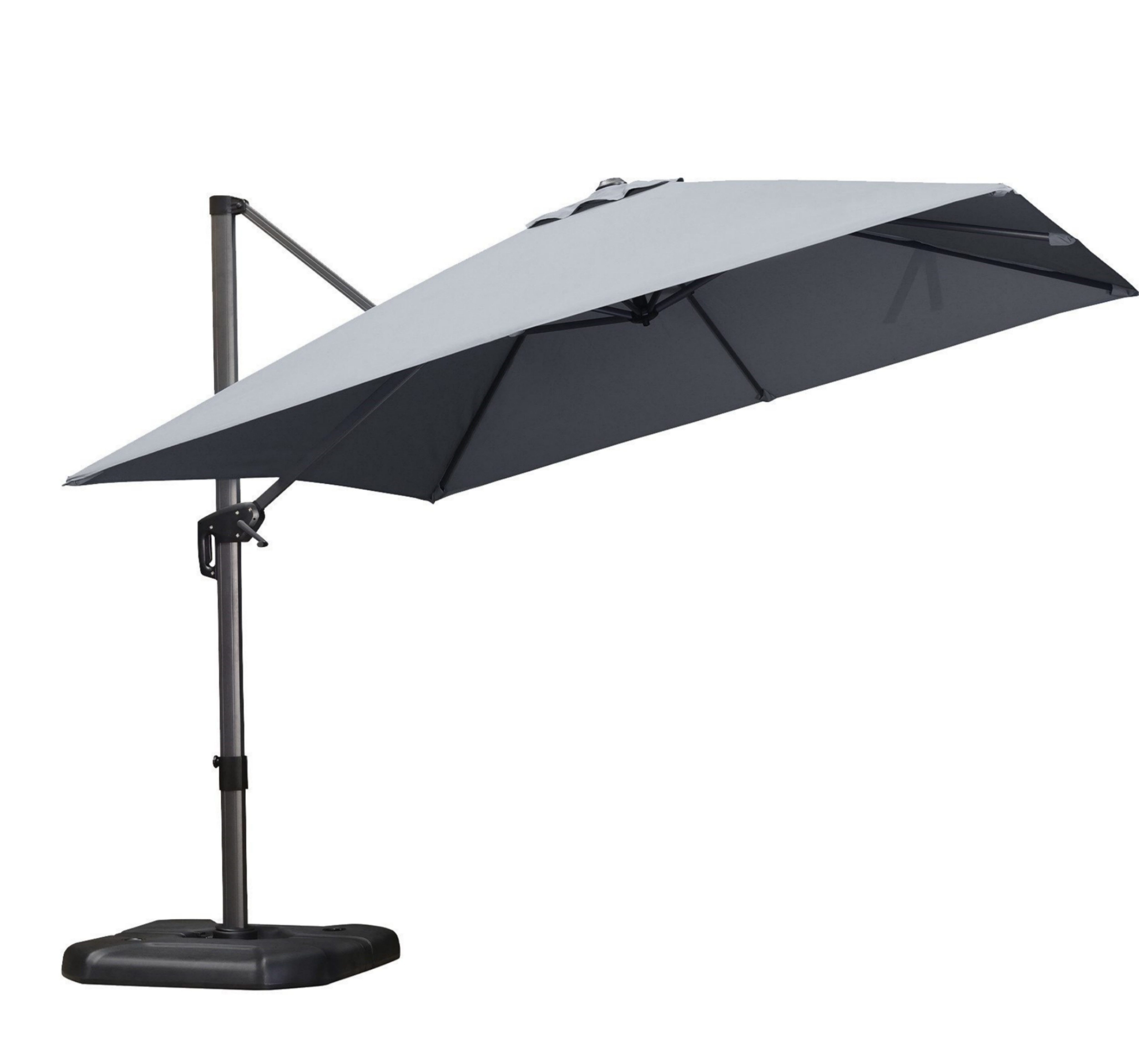 PURPLE LEAF Ampelschirm Quadratischer Terrassenschirm, Alu günstig online kaufen