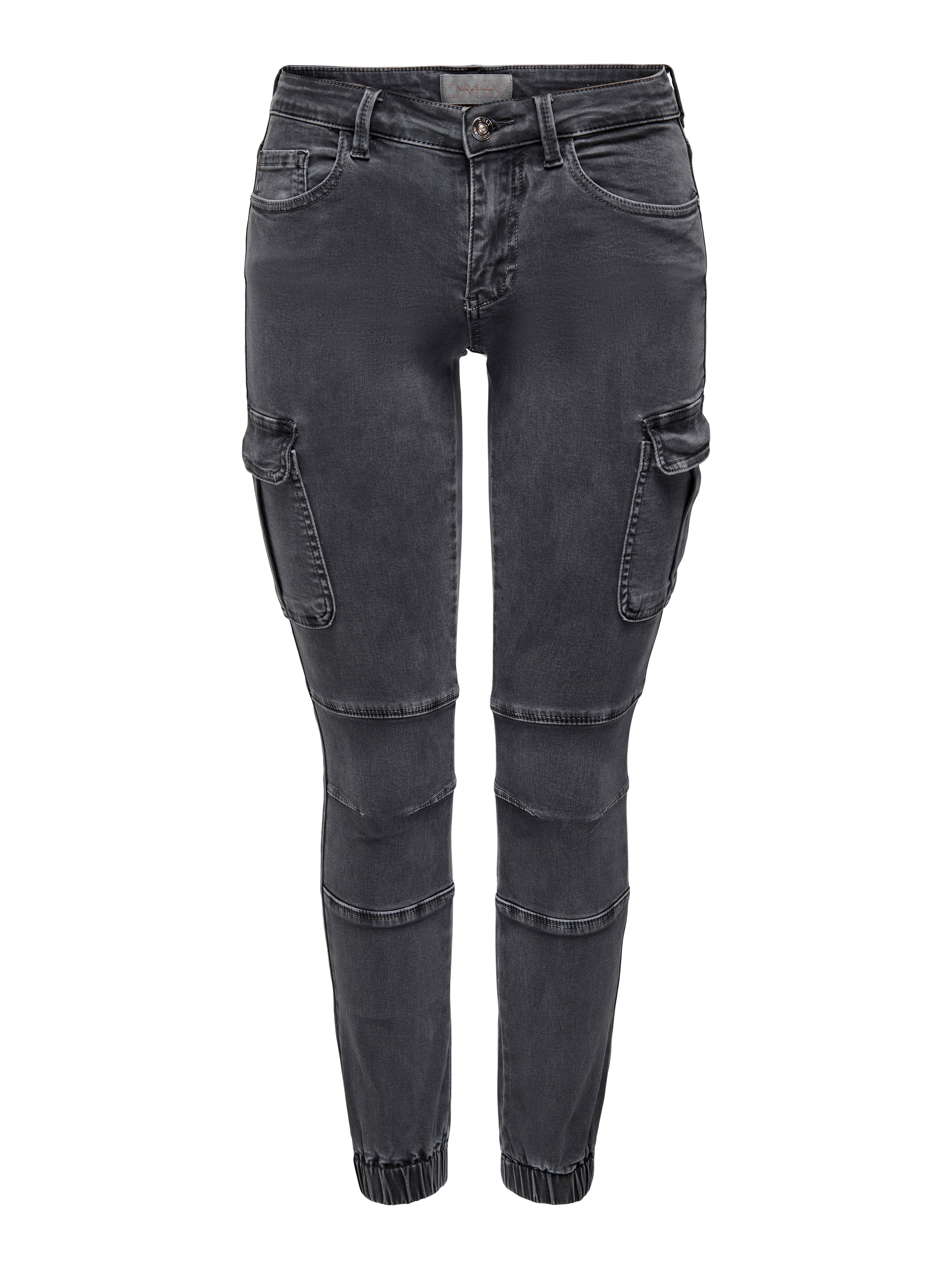 ONLY Cargohose ONLMISSOURI REG ANK CARGO PNT NOOS mit Stretchsäumen – Bild 2 von 4