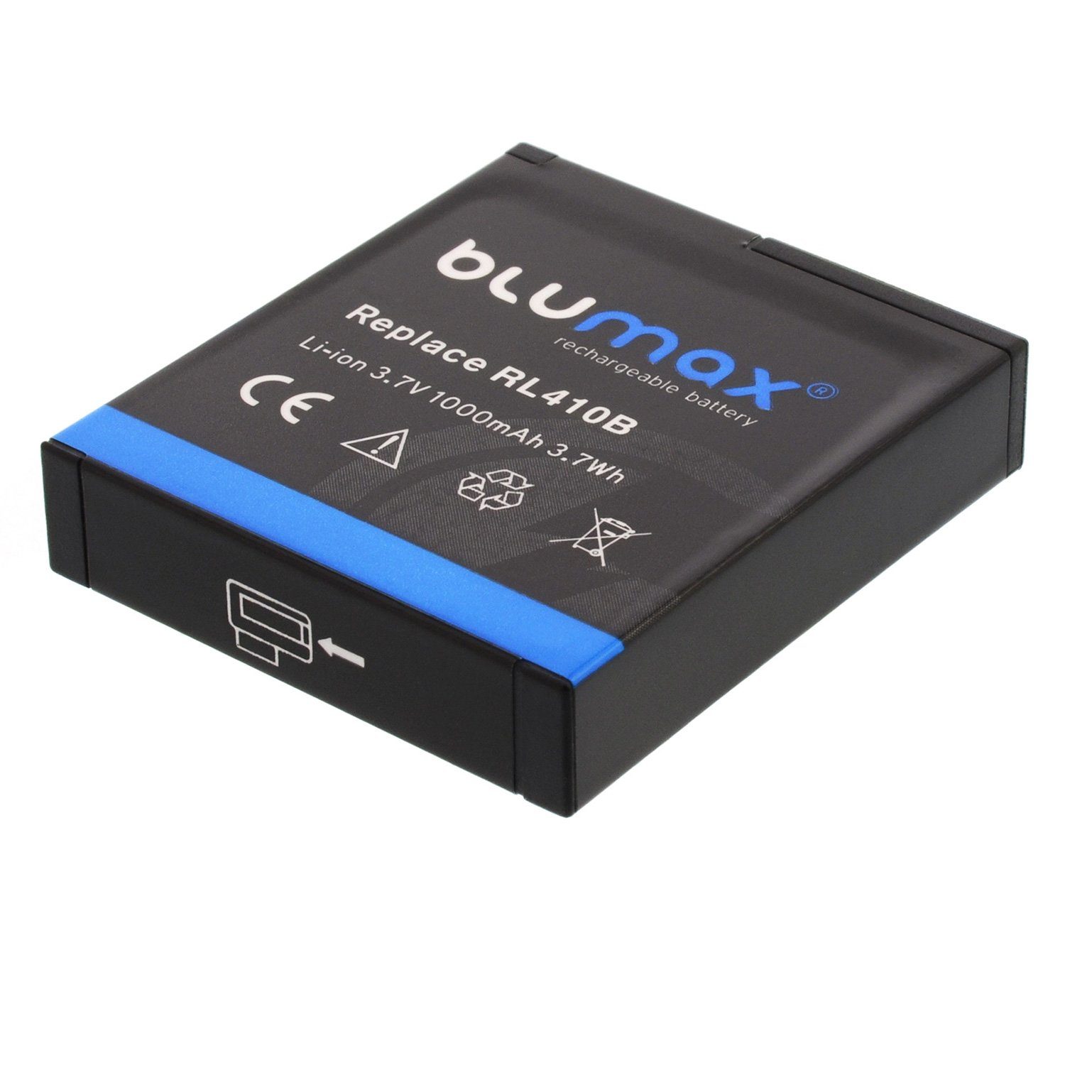 Blumax 2x RL410B Actioncam 240 Kamera-Akku 1000 400 410 (3,7V) mAh 230