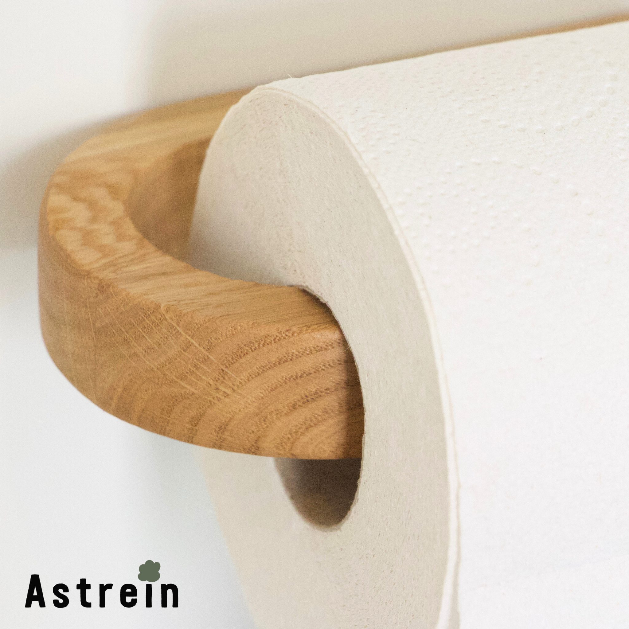 Astrein Toilettenpapierhalter Toilettenpapierhalter Holz ohne Bohren, günstig online kaufen