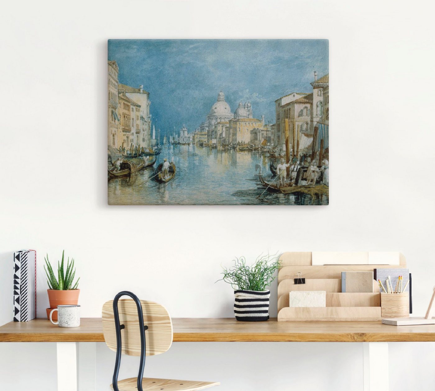 Artland Wandbild »Venedig, Canale Grande.«, Italien (1 Stück), in vielen Größen & Produktarten -Leinwandbild, Poster, Wandaufkleber / Wandtattoo auch für Badezimmer geeignet-HomeTrends