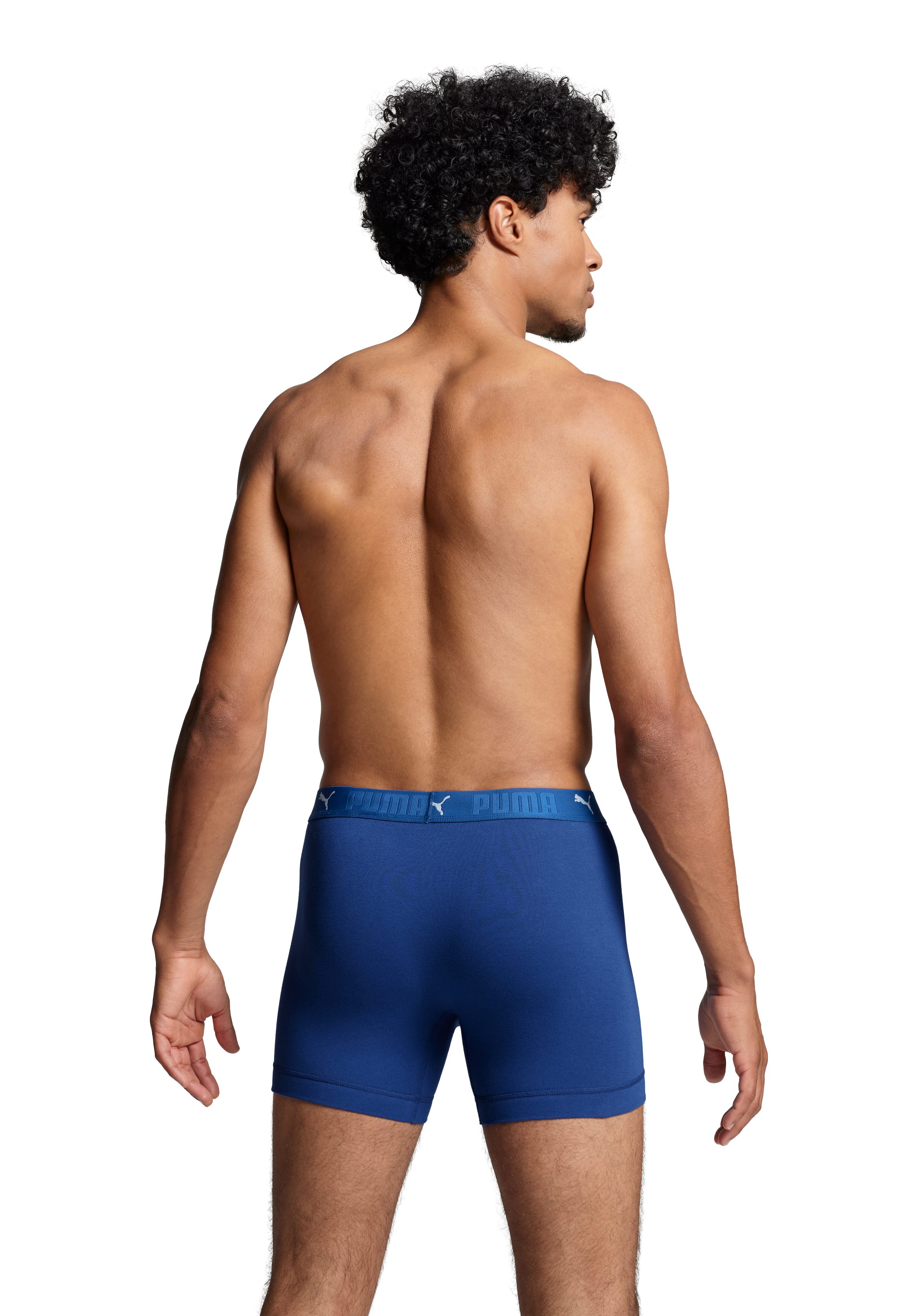 PUMA Boxershorts PUMA MEN SPORT COTTON BOXERS 2P (Packung, 2er Pack) mit Markenschriftzug im Bund – Bild 4 von 5