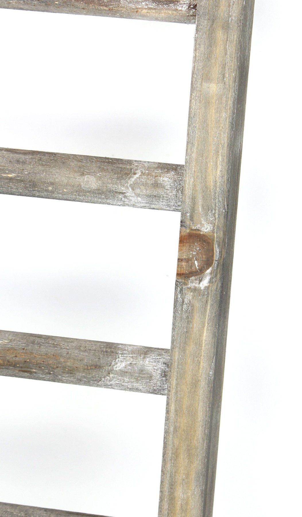 Dekoleidenschaft Dekoleiter "Landhaus" aus Holz, 98 cm hoch, Handtuchhalter, Pflanzenleiter, Handtuchleiter, Holzleiter, Kletterhilfe, Kleiderleiter, Gartendeko