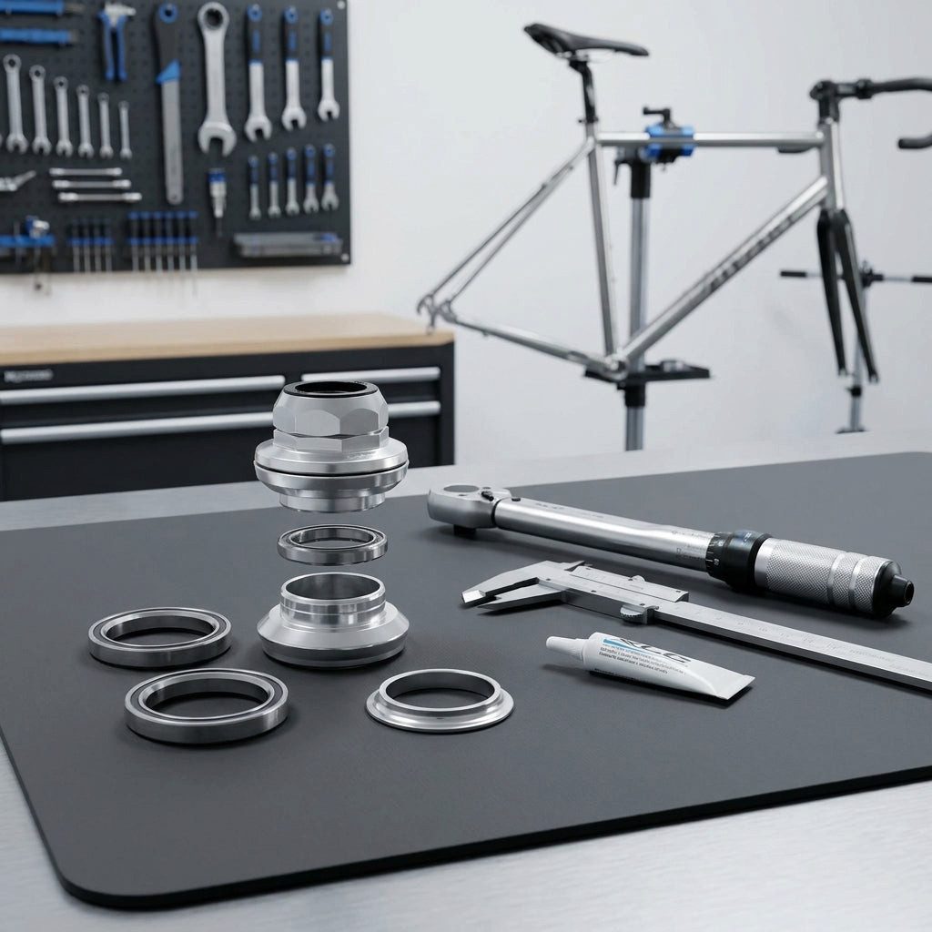 XLC Fahrradlenker XLC Comp Steuersatz HS-S03 1", Konus 26,4mm, silber