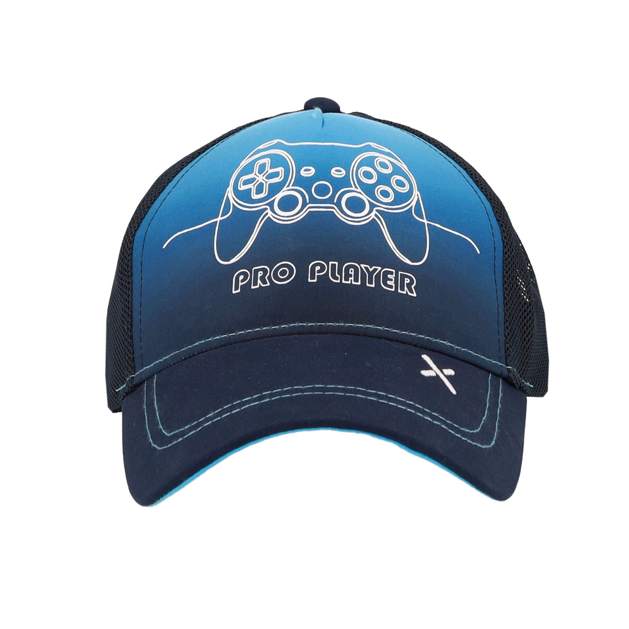 MAXIMO Baseball Cap (1-St) Navy, Gaming-Motiv, Trucker-Cap, Snapback, Mesh, Basecap, Jungen