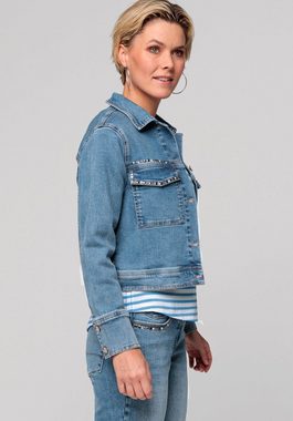 bianca Jeansjacke KAY in super modernem Design aus elastischem Jeans