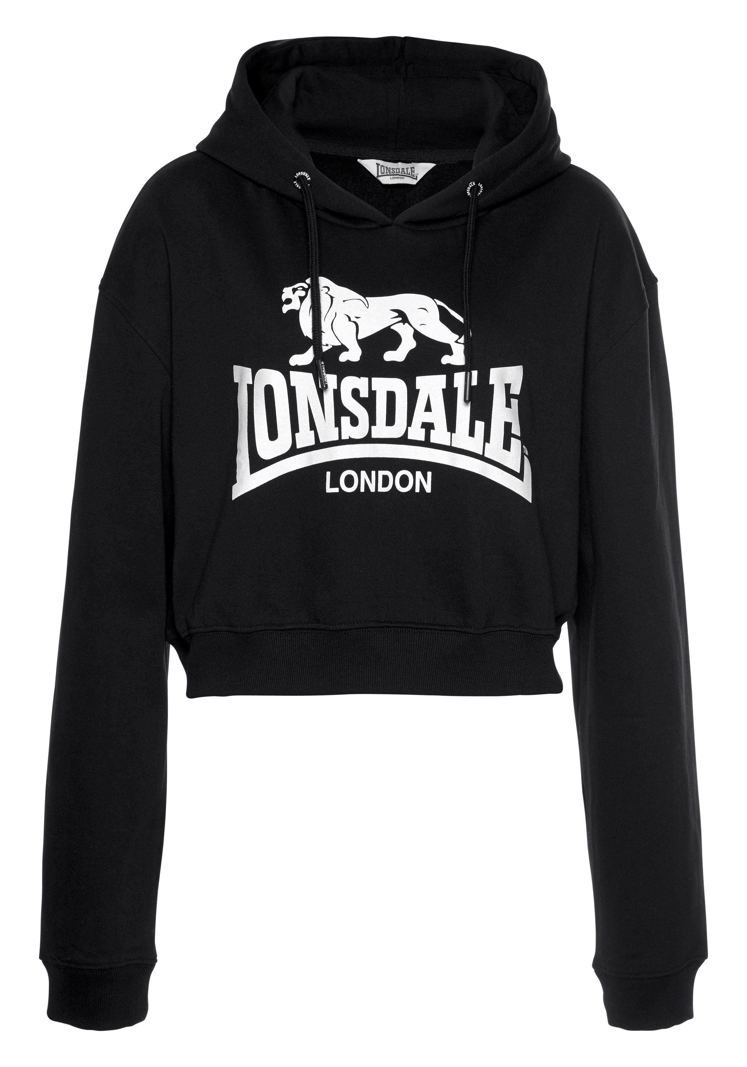 Lonsdale Kapuzensweatshirt Crop ROXETH