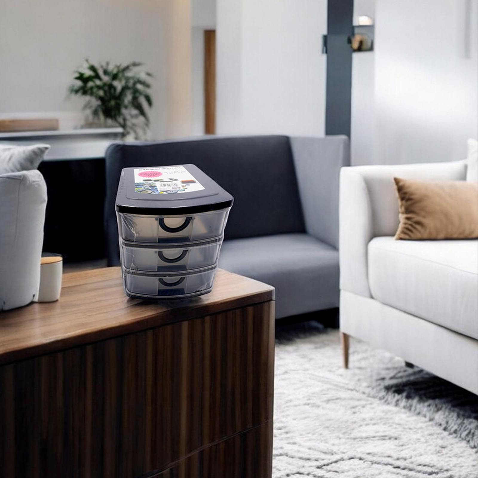 HAC24 Aufbewahrungsbox Schubladenbox Organizer Stapelbar Sortierbox Kleinte günstig online kaufen