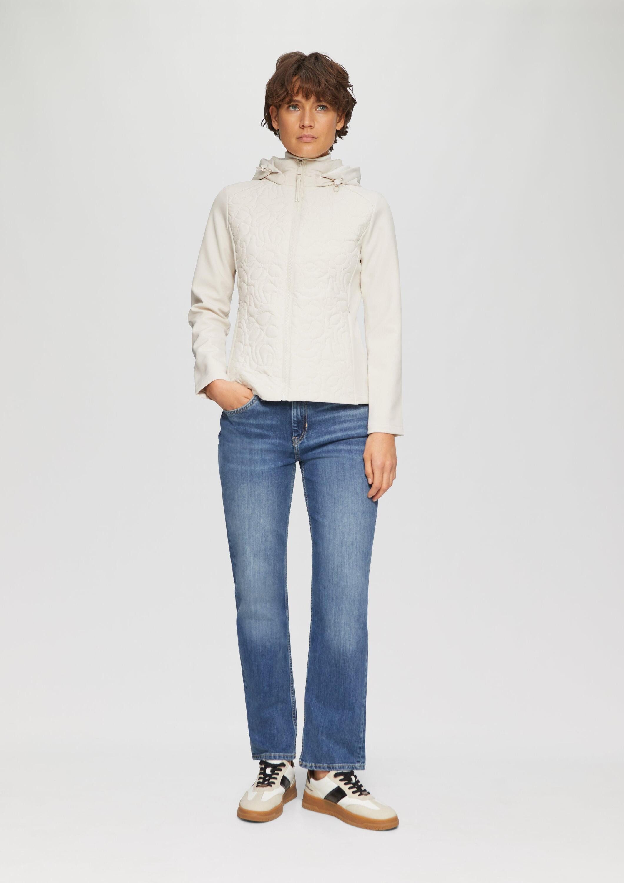 s.Oliver Funktionsjacke Outdoor-Jacke Materialmix-Jacke mit Steppmuster im Slim Fit – Bild 5 von 5
