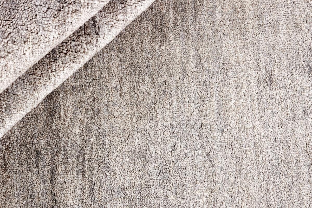Orientteppich / Rund, Loom Nain Trading, 151x151 Designteppich rund, 12 mm Moderner Design Shine Orientteppich Höhe:
