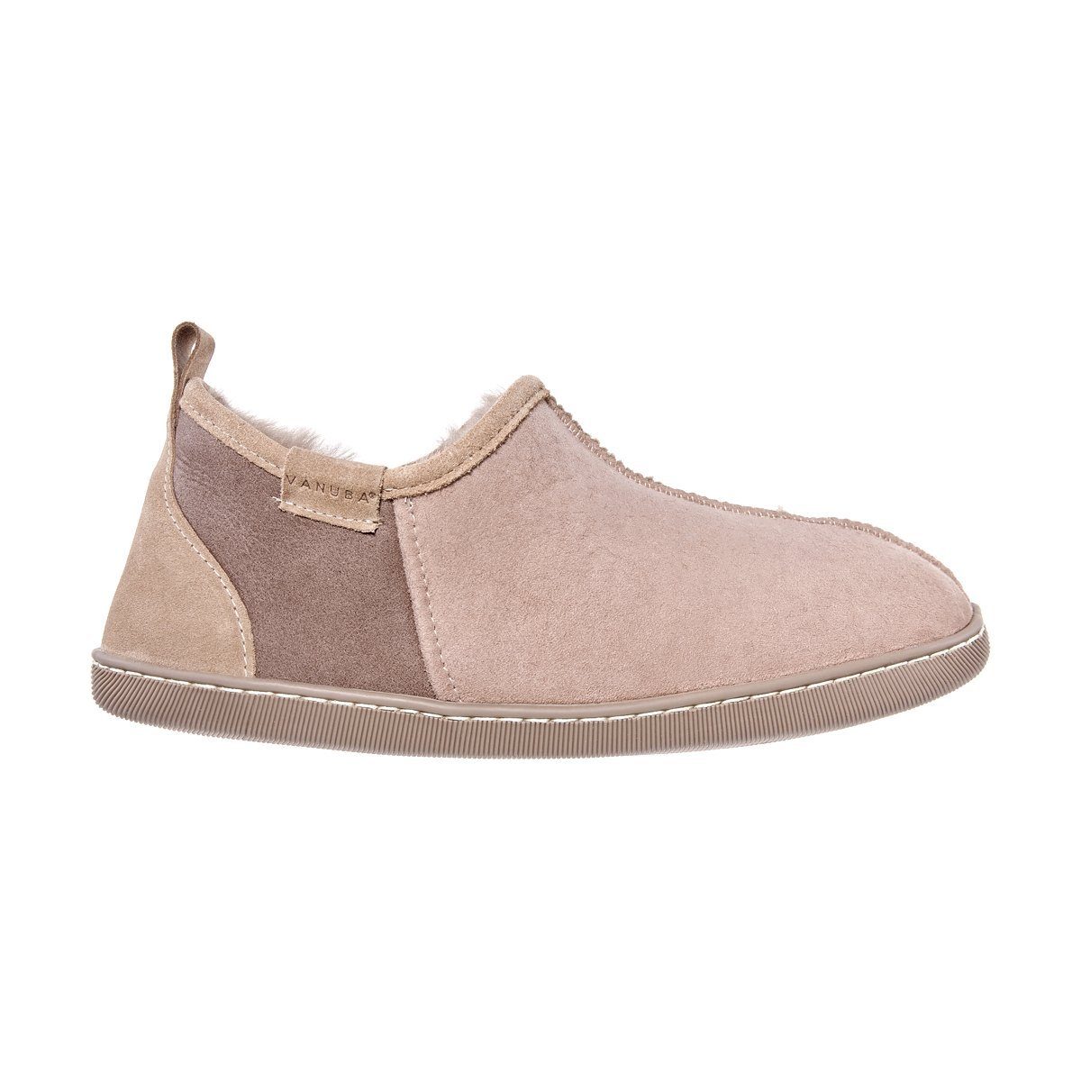 Vanuba DORPER Herren Hausschuh Echtleder Hüttenschuhe/Winter-Hausschuhe/Gefüttert