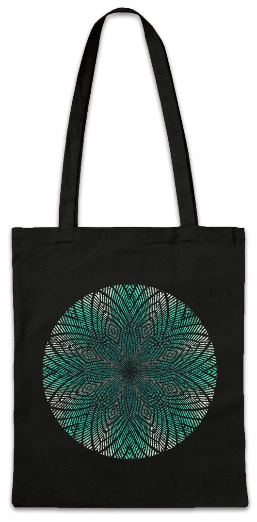 Beuteltasche Kaleidoscope VI Stofftasche Crystal Kaleidoskop Psychedelic Art Kunst