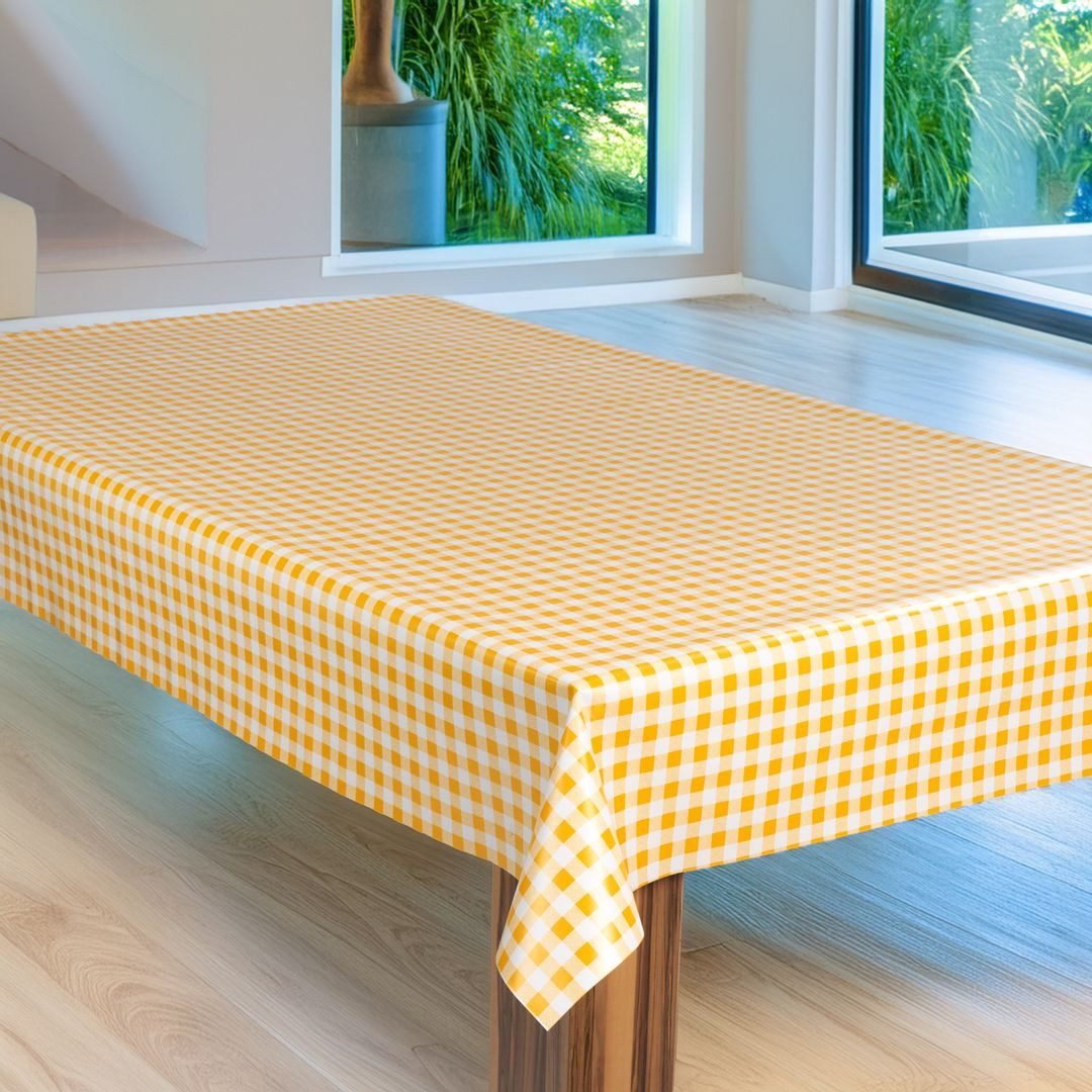 laro Tischdecke Wachstuch-Tischdecke Gartentischdecke Kariert Karo günstig online kaufen
