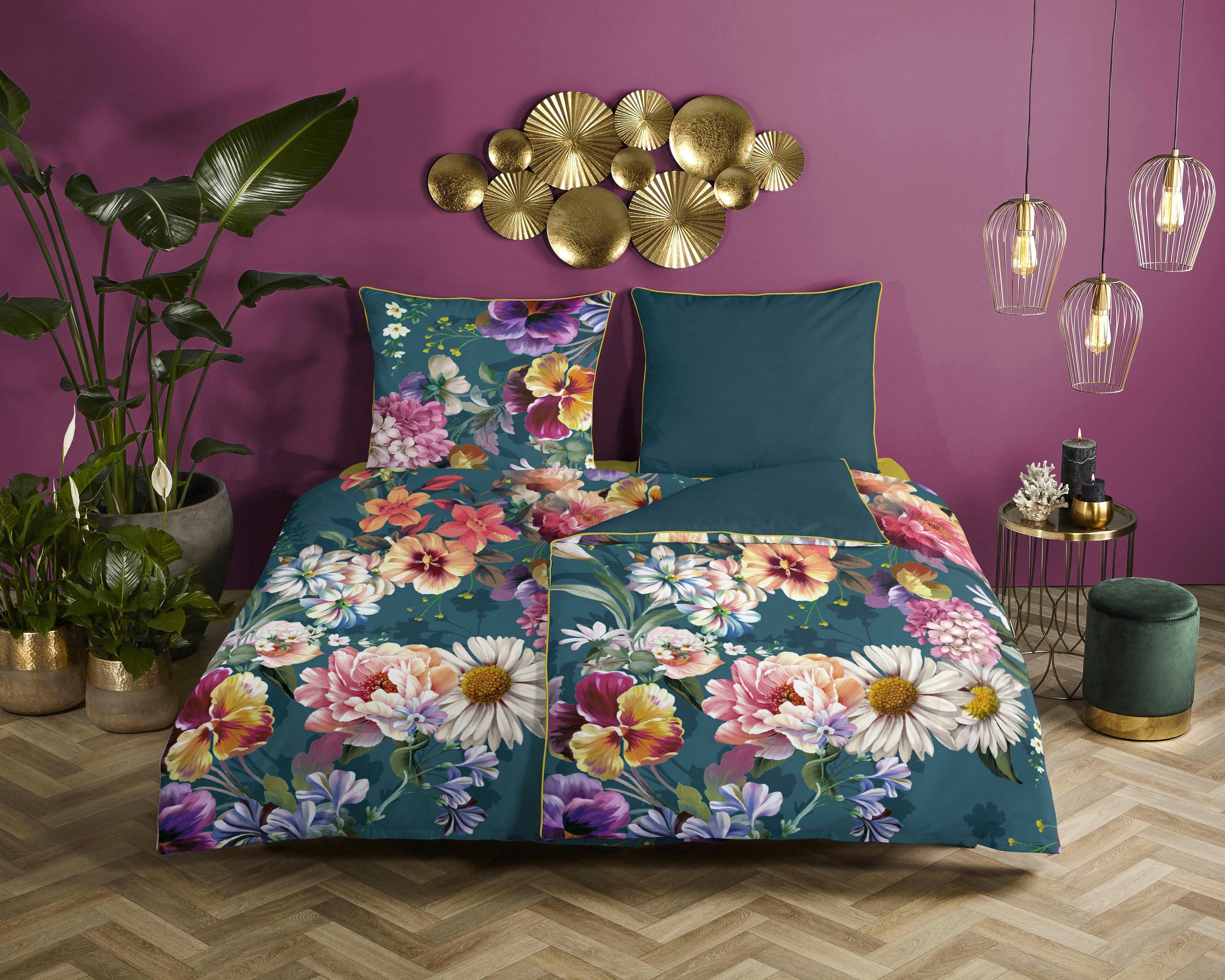 Descanso Wendebettwäsche Novara, Satin (Bio-Baumwolle), 2 günstig online kaufen