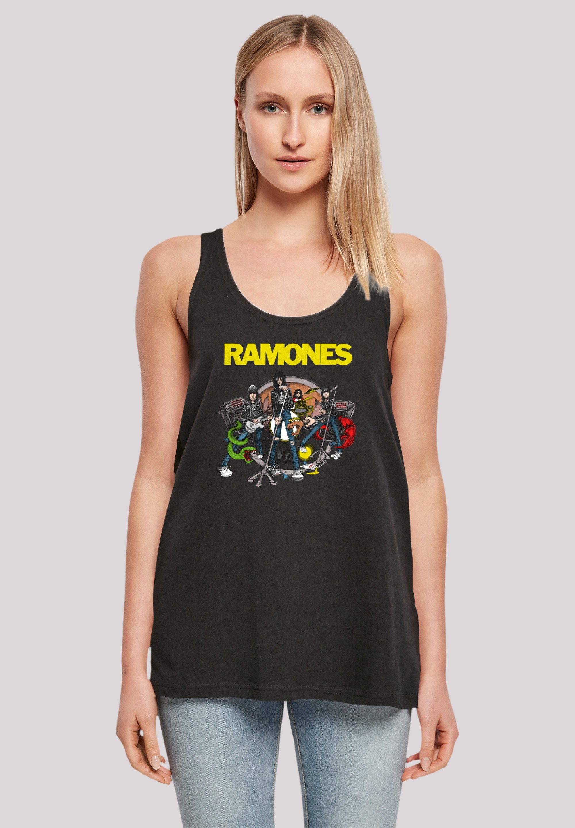 F4NT4STIC T-Shirt Ramones Rock Musik Band Road To Ruin Premium Qualität, Band, Rock-Musik