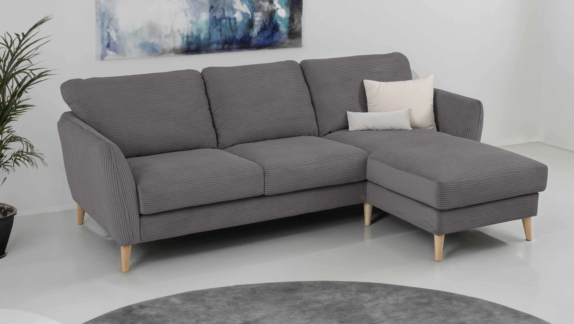 Home affaire Ecksofa MARSEILLE (242/152cm),L-Form, Rec. günstig online kaufen