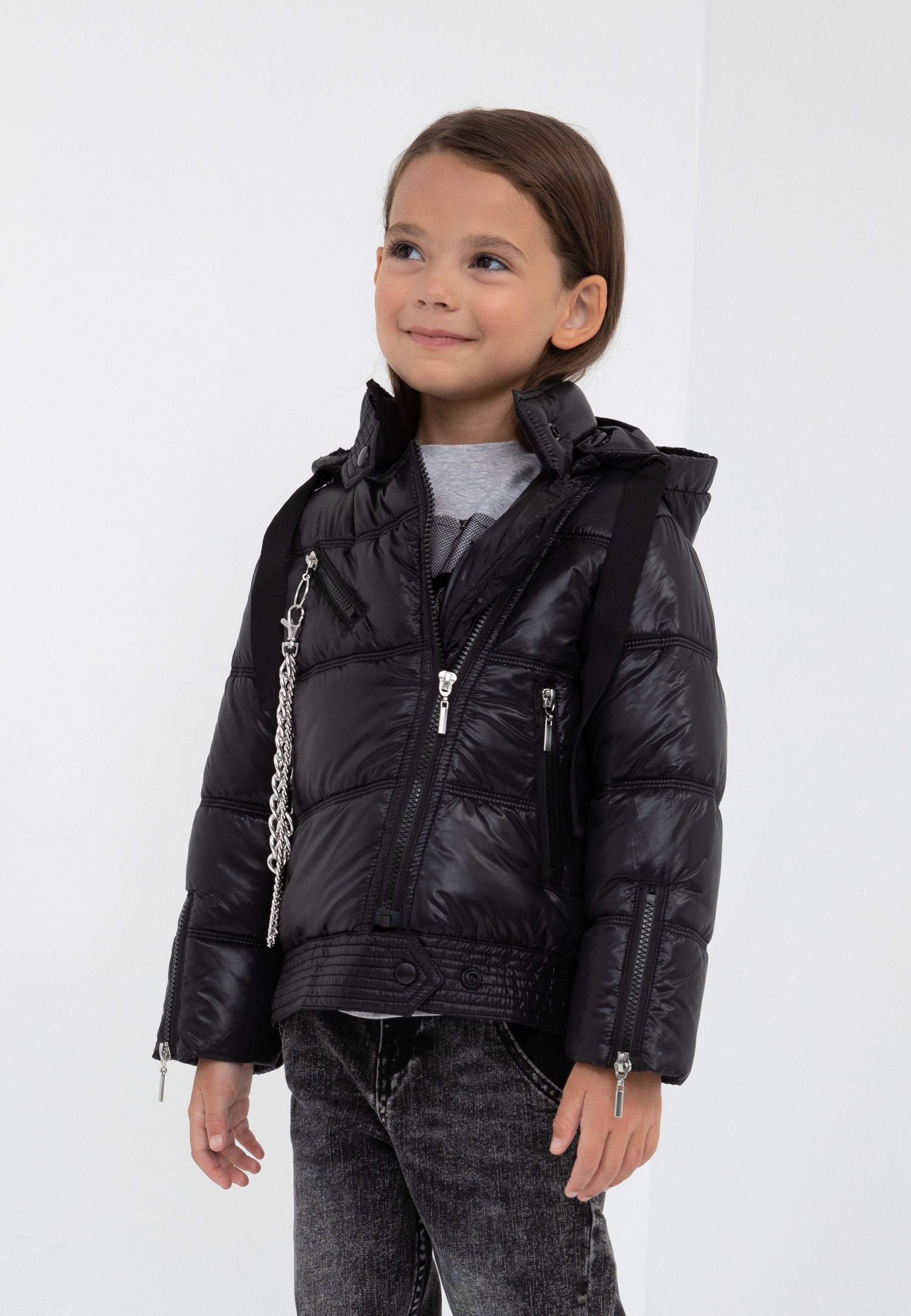 Gulliver Steppjacke in Bikerform stylischer