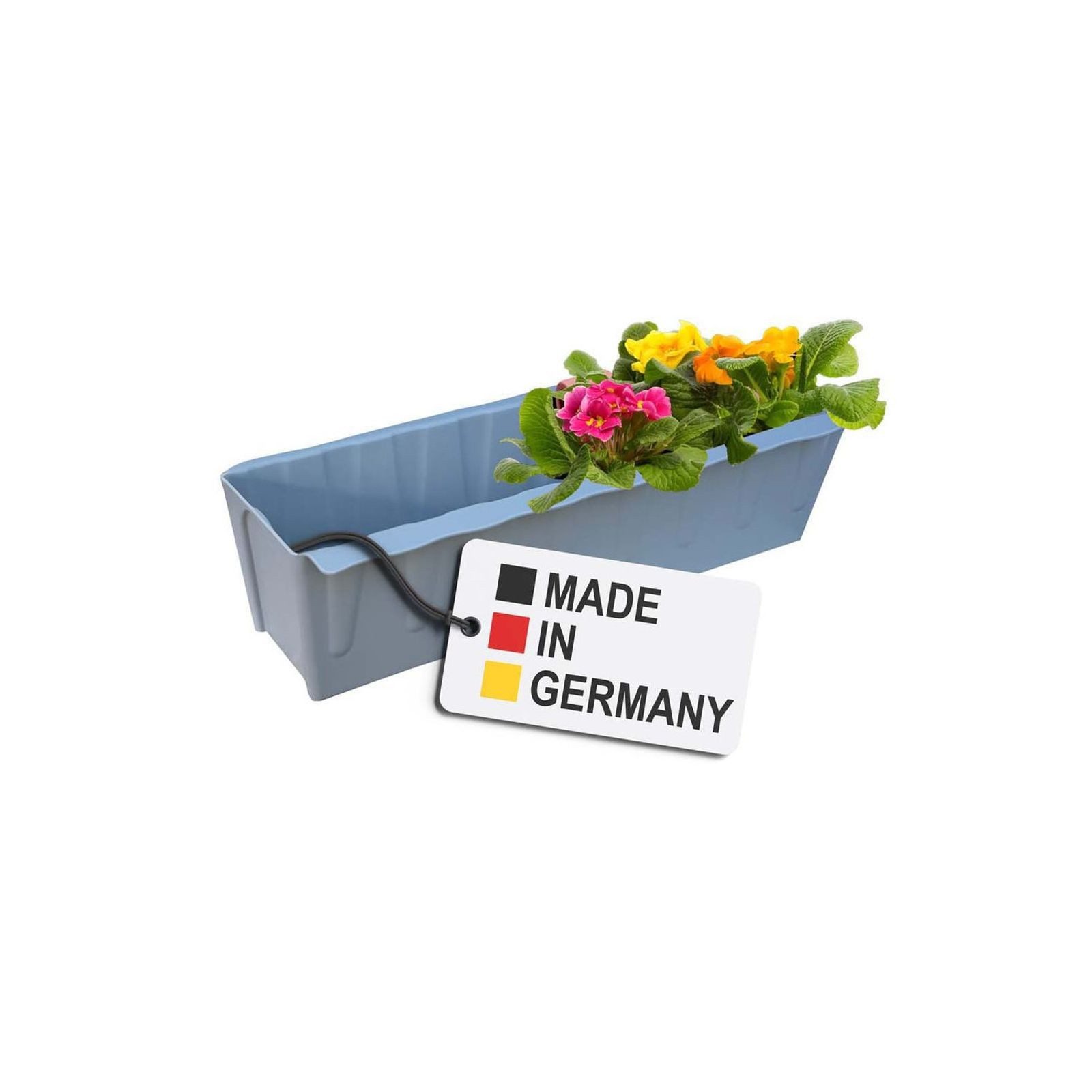 BURI Pflanzkübel Paletten Blumenkasten Grau Pflanzkasten Europaletten Blumentopf