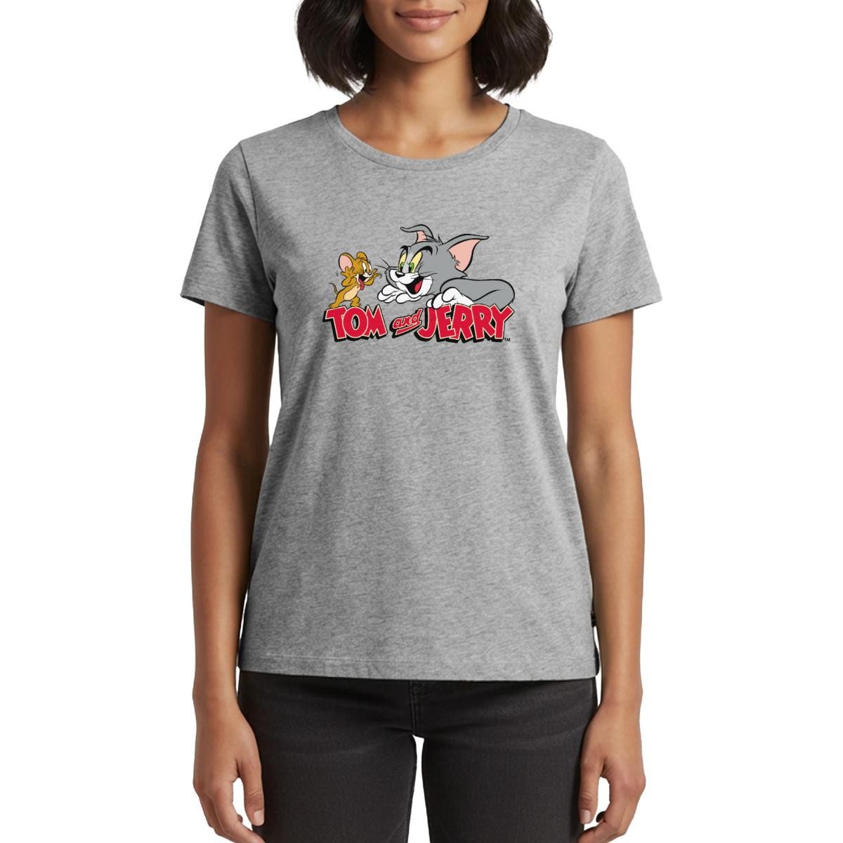 Spreadshirt T-Shirt Tom Und Jerry Fang Mich Doch Frauen Premium T-Shirt (1-tlg)