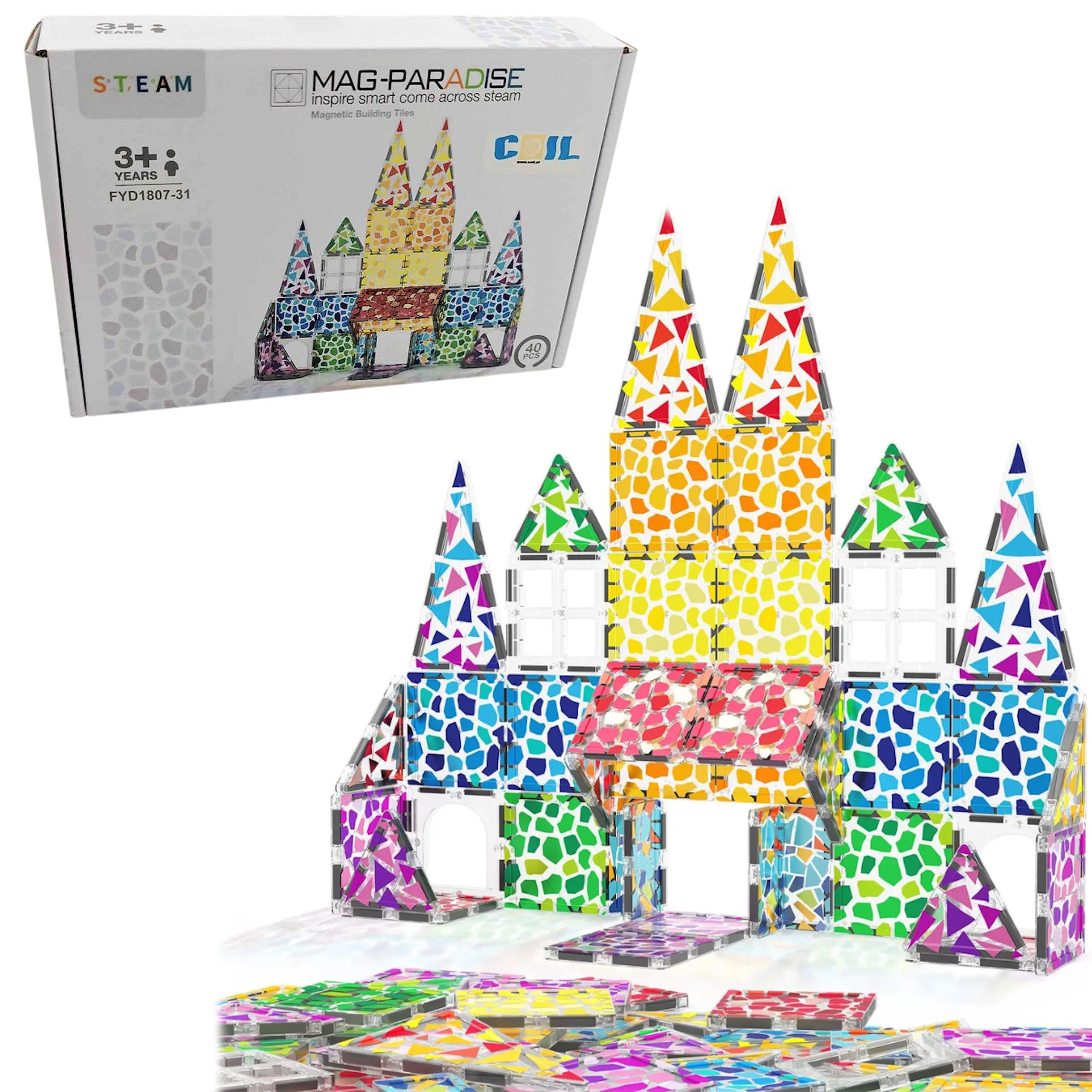 COIL Magnetische Bauklötze, Magnetische Konstruktionsbeläge Magnetspielbaus günstig online kaufen
