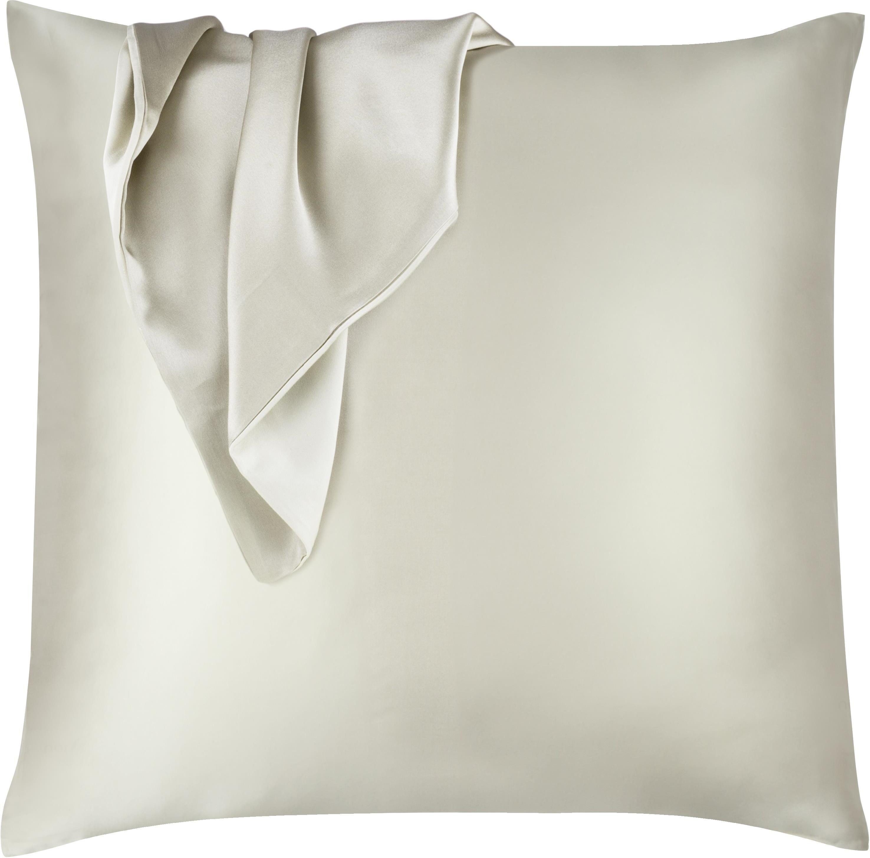 Aspero Kissenbezüge 2x Seiden Kissenbezüge 80x80 günstig online kaufen