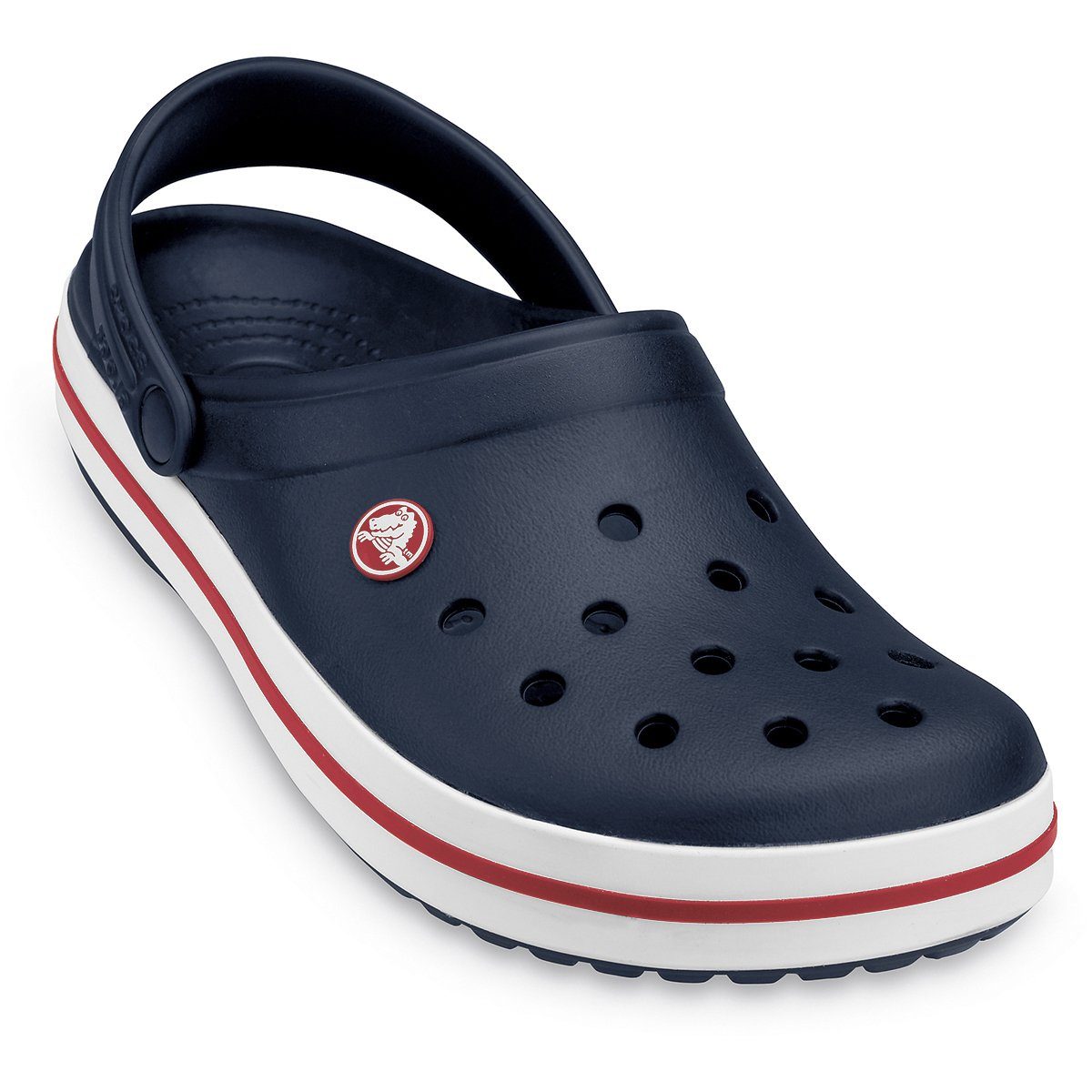 Crocs Crocs Clogs navy-weiß-rot große Größen Crocband™ Clog günstig online kaufen