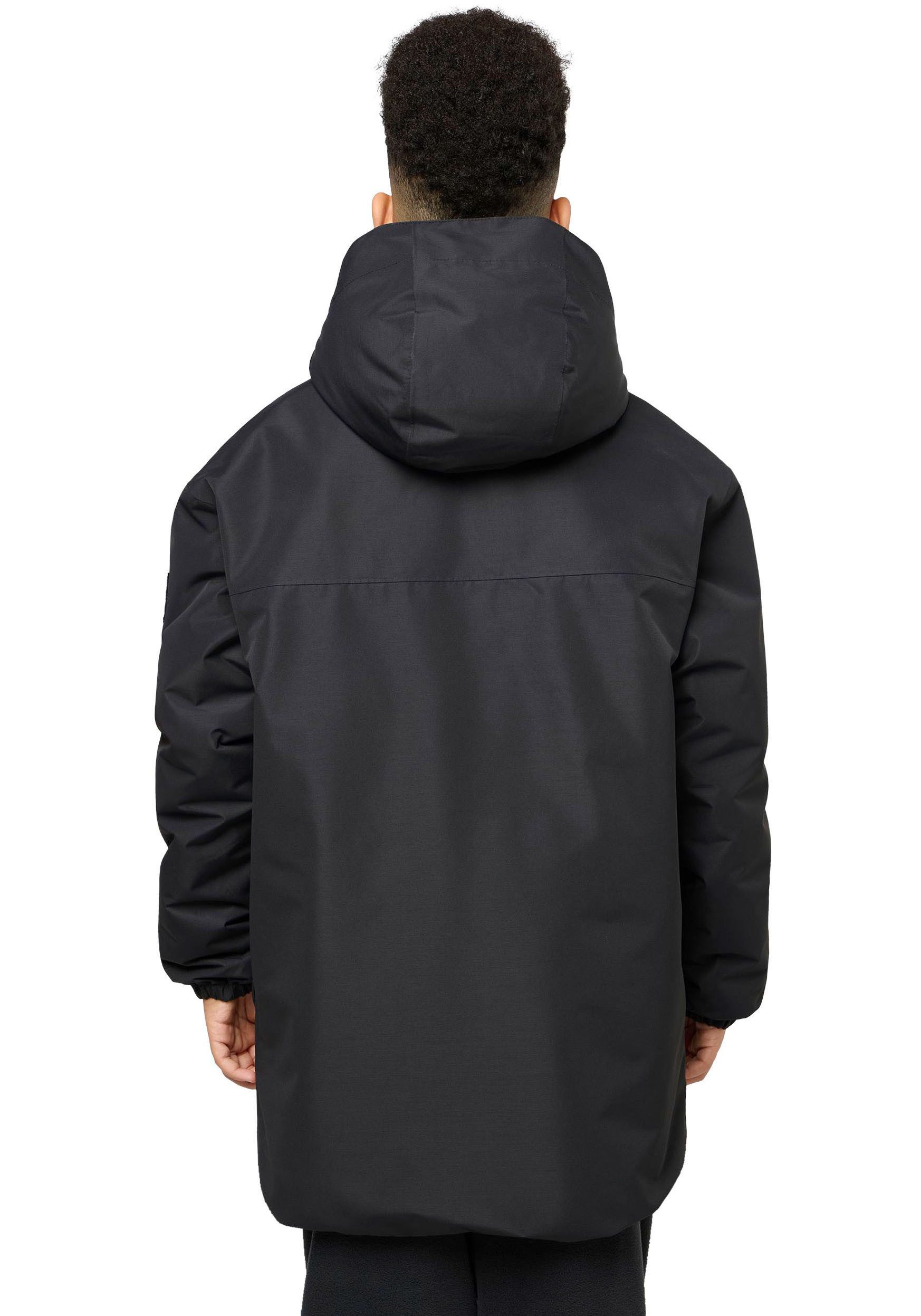 Jack Wolfskin Parka TEEN 2L für Kinder für Kinder, mit Windschutzblende, hoch geschlossener Ausschnitt