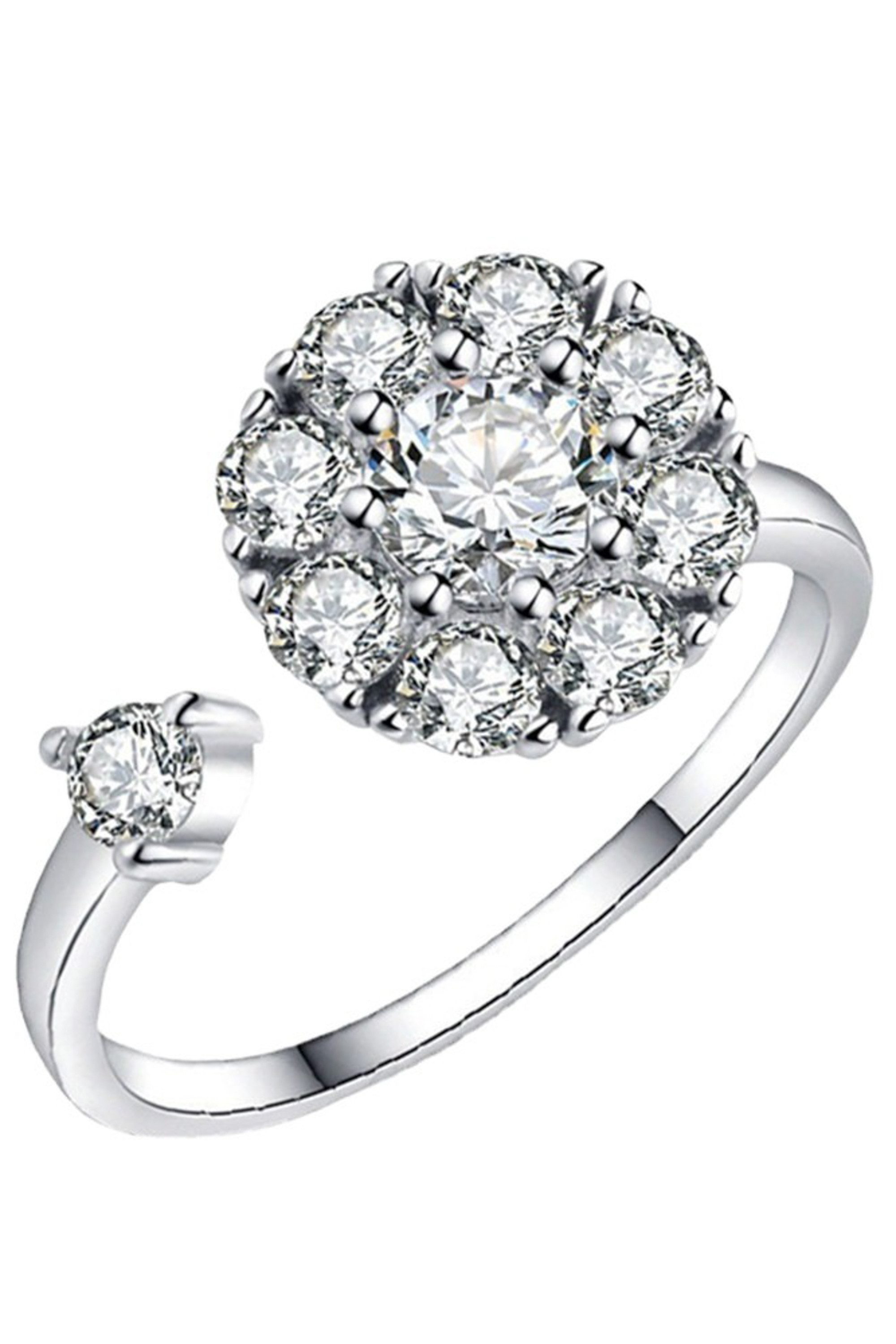 COLLEZIONE ALESSANDRO Silberring Kristall