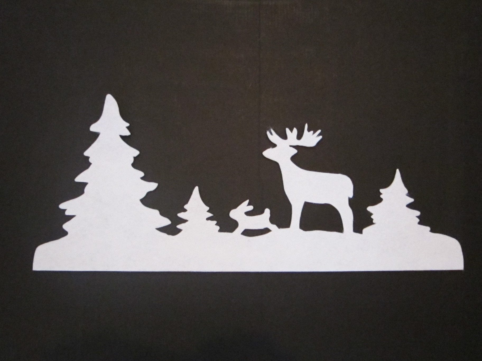 Erwin Hennecken GmbH Fensterdekoration Winterdeko SCHNEE-WALD günstig online kaufen