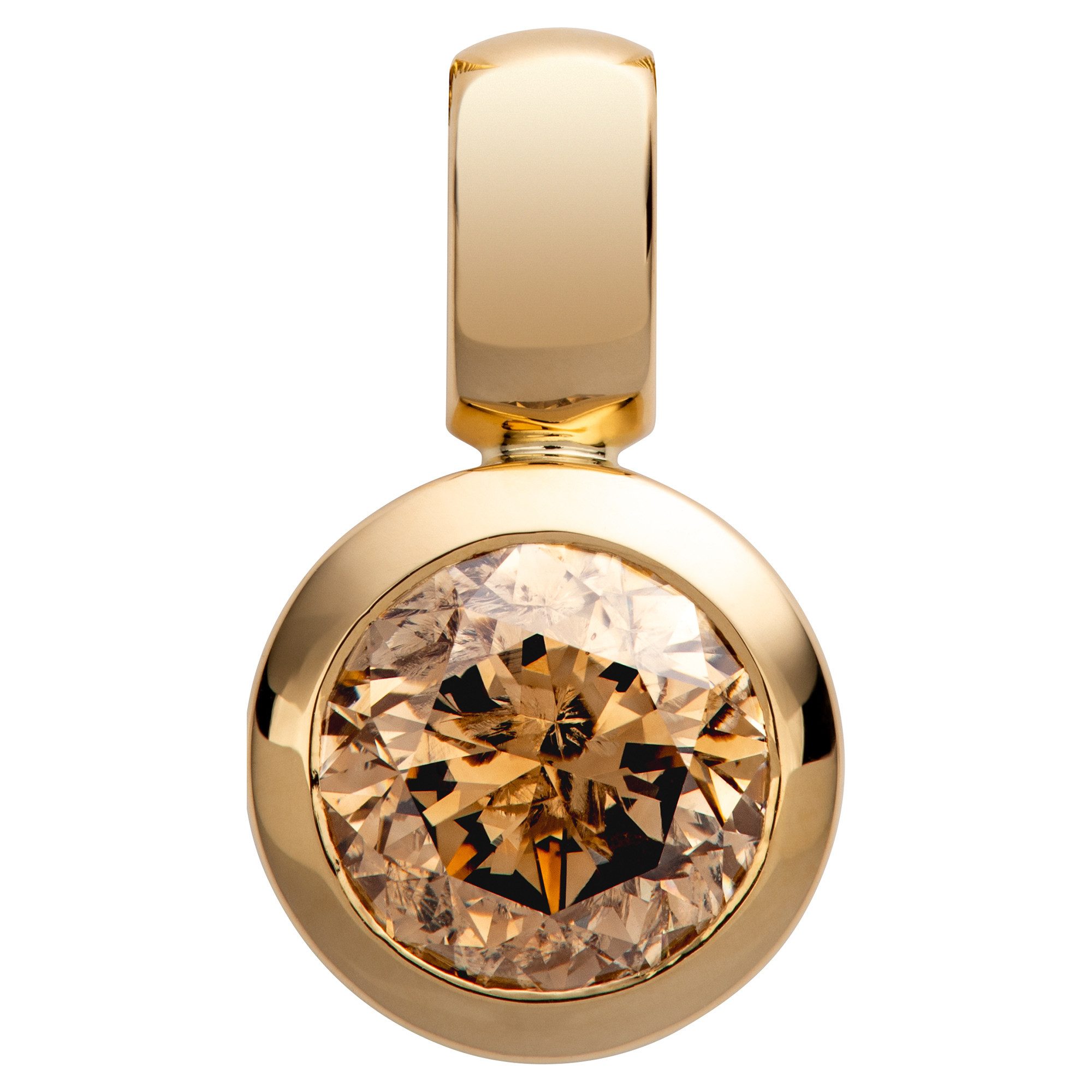 Orolino Kettenanhänger Gold 750 mit natürlichem Brillant 2,0 ct.